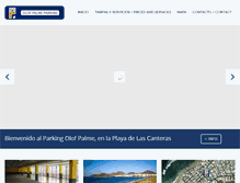 Tablet Screenshot of parkingolofpalme.com